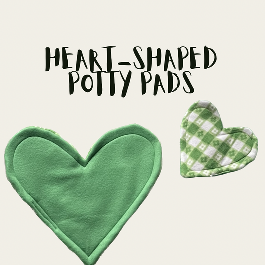 Heart-Shaped Potty Pads