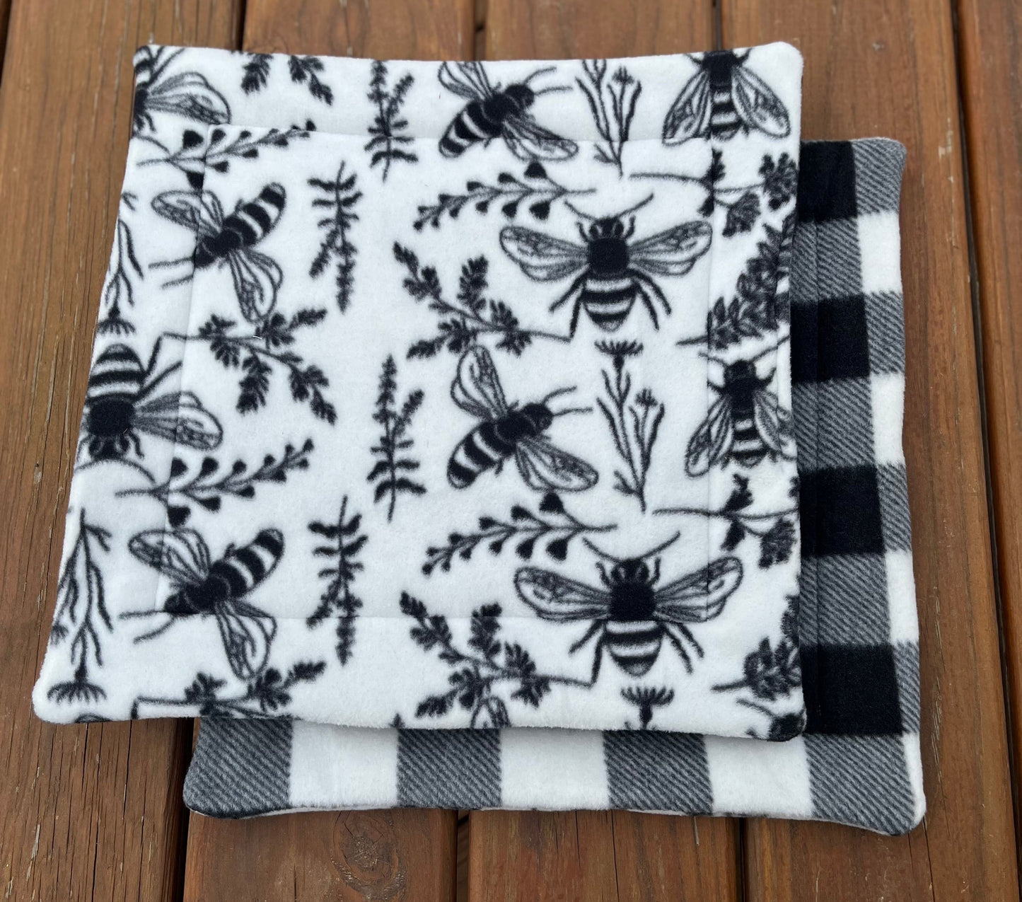 Black and White Bees